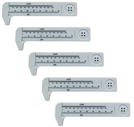 DualScale Schieblehre 80 mm Dicke Messwerkzeug Nonius Messschieber für Perlenmessung Experimentelles Werkzeug