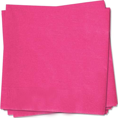 MORAINJAY 20 Stück Rosenrot Servietten,33x33cm Papierservietten Napkins,Cocktailservietten,Rosenrot Tischdeko Hochzeit Papierserviette für Hochzeit Abendessen Geburtstag Brautjubiläum Party