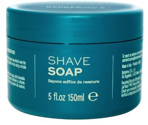 Barberino's - Sapone da Barba per Rasatura Tradizionale con Pennello, Agrumi, Uomo