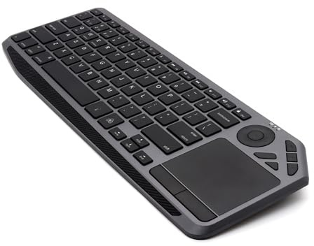 Cuifati Wireless Touch -Tastatur, 2,4 G Bluetooth Dual -Modus 78 Tasten Desktop Wireless Tastatur mit Integriertem Multi -Touch -Touchpad, Multimedia -Hotkey, 7 Farb