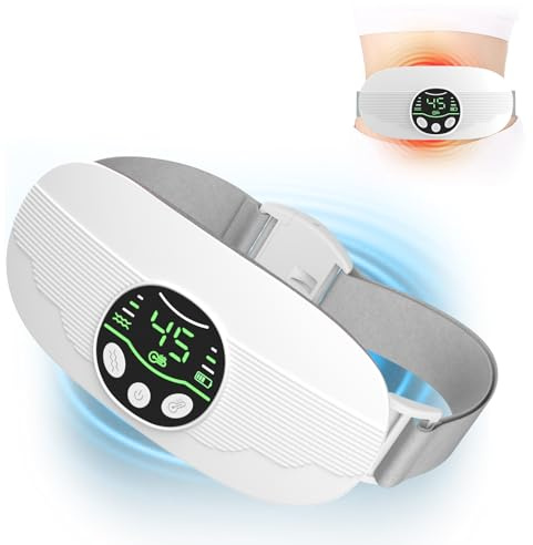 Almohadilla térmica menstrual,Bolsa Caliente Menstruación USB,3 Niveles de Calor y 3 Modos de Masaje, Cinturón de Calentamiento Eléctrico, llevar Contigo