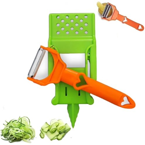 Pelador Multifuncional 2-En-1, Vegetable Peeler, 2-in-1 Multifunctional Peeler, Multifunctional Single Blade Peelers, Potato Vegetable Cucumber Fruit Slicer Cutter (1PC)