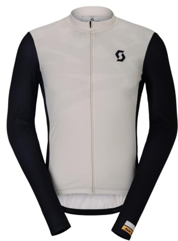 Scott RC Endurance Fahrradtrikot Langarm weiß/schwarz 2026: Größe: XXL (58)