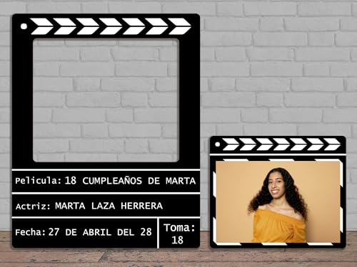 Oedim Photocall + Cartel en Pegasus Cine Cumpleaños, 80x100cm, 58x48cm, Regalos Personalizados para Cumpleaños