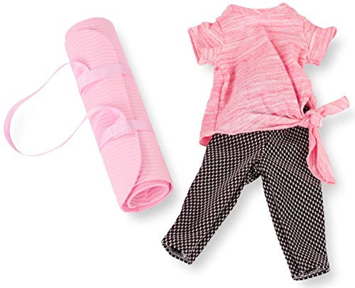 Götz 3403156 Kombination Very Sports - Puppenbekleidung Gr. XL - 4-teiliges Bekleidungs- und Zubehörset für Stehpuppen 45-50 cm