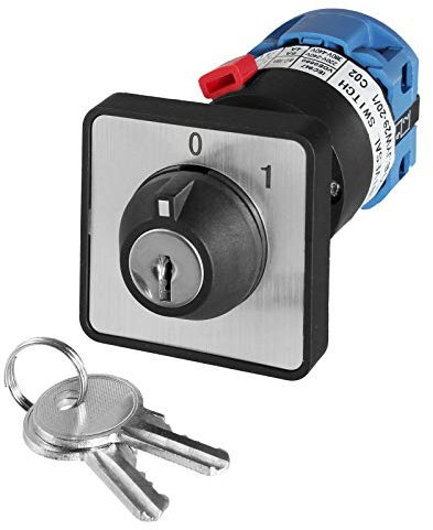 Schlüsselschalter, Drehschalter, Nockenschalter, Hauptschalter, 5 Modelle zum Auswählen (JYW29-20/1 C02 Schalter)