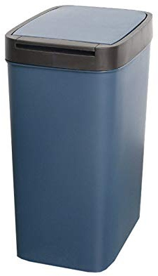 XGWML Poubelle,Poubelle en Acier Inoxydable,Poubelle à Pédale,Poubelle pour Jardin,école,Bureau,Maison Et Cuisine (Grand,Bleu)