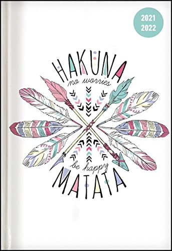 Collegetimer Hakuna Matata 2022/2023 - Schüler-Kalender A5 (15x21 cm) - Weekly - 224 Seiten - Terminplaner - Alpha Edition (Collegetimer A5 Weekly)