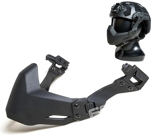Tactical Airsoft Mask Half Face Mask Tactical Helmet Airsoft Protective Mask Folding Half Seal Mask for Cs Game Cosplay (Black, B)