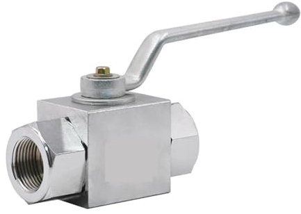 ANNESEY Hydraulischer Kugelhahn for Hochdruck-Absperrventile aus Kohlenstoffstahl mit Innen-/Außengewinde DN8-DN50 (Color : YJZQ-J50N M64X2)