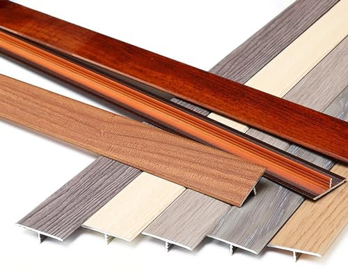 Übergangprofil Aluminium-T-Formleisten Länge 90CM*3 Stück Breit 33mm Übergangsleiste Bodenleiste Aus Aluminium Eloxiert - Für Türschwelle Und Verbindungsböden Lücken Von Laminatdielenfliesen(B)
