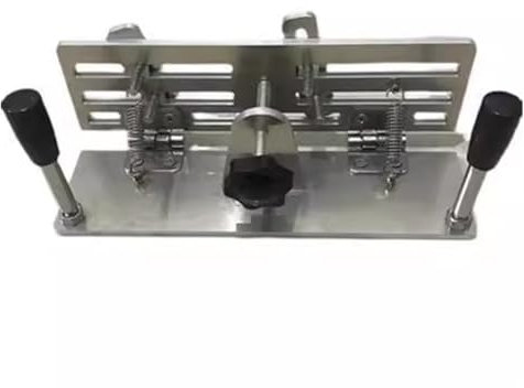 Rainorning Universelle Manuelle Messerschärfer Vorrichtung für Bandschleifer Professioneller Metall Schärfhalter mit Festem Winkel (B)