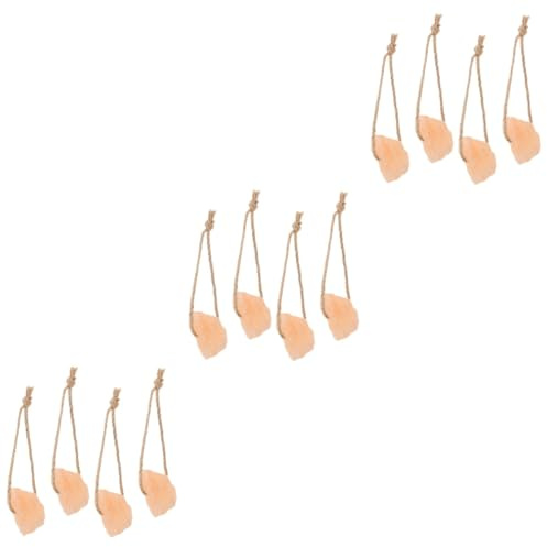 INOOMP 12 Piezas bloques de sal para lamer animales soporte para bloques de sal bloque de sal mineral piedra de sal para conejos bloque de sal rosa comida de venado sal para caballos
