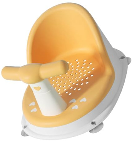 SHOWERORO de Seguro Bebés para Asiento en Diseño Baño y Antideslizante Pp Material Soporte Portátil para Niños Pequeños Bañera Juego