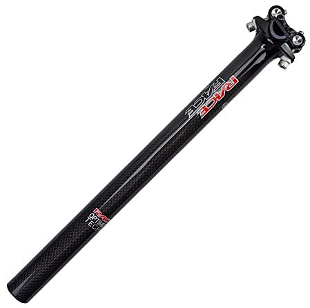 DONGLING SattelstüTze 3K Finish Light Weight Road Cycling Sattelstütze Kohlenstoff MTB Sitzpost 27.2/30,8/31.6mmx350 / 400mm SattelstüTze Gefedert(27.2 X 350mm)