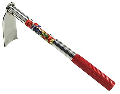 TINEASUR Houe De Jardin en Acier Inoxydable pour Balcon Outil De Jardinage Facile À Tenir Sûre Et Pratique pour Planter Et Désherber
