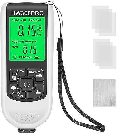 Spessimetro Vernice, Misuratore digitale del calibro di spessore della vernice for il misuratore del calibro di profondità della vernice del tester del misuratore di spessore del rivestimento automobi