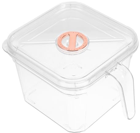 CIYODO Transparentes Fischbecken mit Deckel und Sturzsicheres Leichtes Aquarium für Betta und Goldfische für Schreibtisch und Regaldekoration Kleines Design
