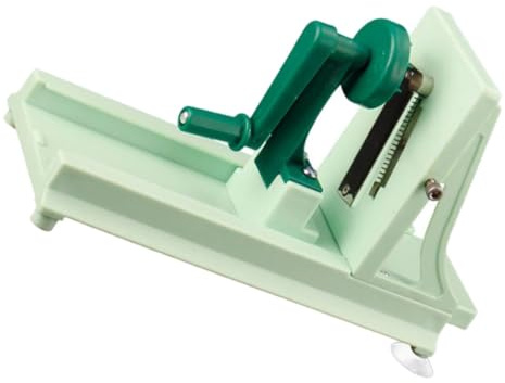 Ciieeo Râpe Légume Rotative Multifonction en Acier Inoxydable et Abs, Trancheuse Cuisine pour Légumes, Base Stable à Ventouses, Maison