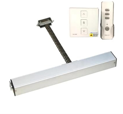 Ouvre-porte automatique, Actionneur de chaîne de sécurité électrique, Distance de 200 à 400MM, 220vac, avec clé à distance, capteur de pluie en Y(Kit3)