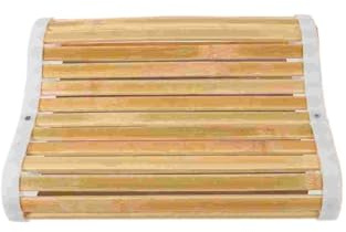 NihaoWXM Sauna Kopfstütze Holz 1pc Bambus Sauna Nackenkissen Atmungsaktiv Schweiß Dampf Kissenbezug Outdoor Kissen Zubehör(33.00X27.00X10.00CM)