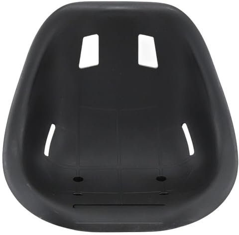 Vilgftyiet Cojín de asiento Drift Kart con longitud extendida de 4 cm, material de polipropileno ergonómico, diseño negro antideslizante para soportes estándar de asiento de motocicleta