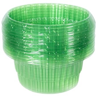 Schneckenschutzringe 12er Set – Ø 20 cm – Transparenter Schneckenkragen | Aus recyceltem Kunststoff – Effektive Schneckenabwehr für Gemüsebeet, Hochbeet und Garten – Wiederverwendbar und Wetterfest