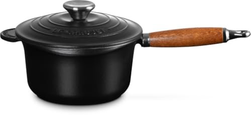 Le Creuset Cazuela para Asado en Hierro Fundido, Negro Mate, 18 cm