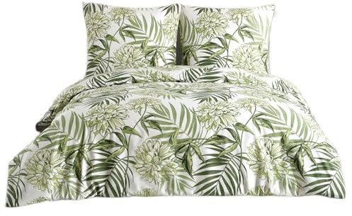 Buymax Bettwäsche 135x200 cm 4-teilig – Bettwäsche Set Renforcé 100% Baumwolle, 2 x Bettbezug 135x200 cm und 2 x Kissenbezüge 80x80 cm, Oeko-TEX, Reißverschluss, weich und atmungsaktiv