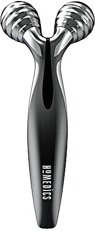 HoMedics Facial Beauty Roller, Massaggiatore Viso Lifting con Rulli Rotanti a 360⁰, Aumenta la Microcircolazione e Migliora l'Elasticità della Pelle, l'Uniformità del Tono e le Borse Sotto gli Occhi