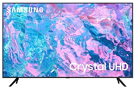 Samsung Crystal UHD UE50CU7170UXZT, Smart TV 50 Serie CU7000, Crystal UHD 4K, BLACK , 2023, DVB-T2