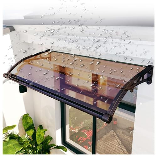 Auvent De Terrasse, Abri Voiture UV Protection, Pluie et Neige Protection, Carport Abri Voiture Marquise,23 * 47(60 * 120cm)