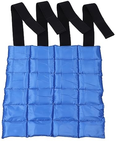 Timpfee Impacchi di ghiaccio per gambe di cavallo,fascia refrigerante per lesioni al cavallo,confezione professionale per terapia del freddo,con cinghie flessibili per garretto,caviglia,ginocchio,