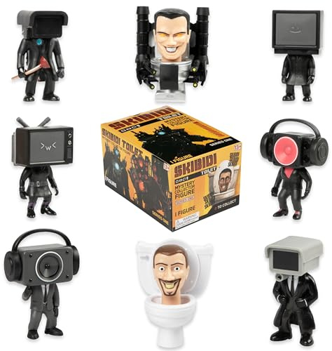 SKIBIDI TOILET Mystery Figure Collector Series, Collectible Figures, Officially Licensed Merch, STYLES MAY VARY