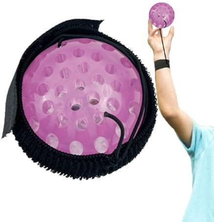 Qutalmi Rebound-Bälle mit Armband, Handgelenkball,Orbit-Ballspielzeug, das im Dunkeln leuchtet | Rückholball, Rückprallball, Ball an Einer Schnur für Geburtstag, Halloween, Weihnachten