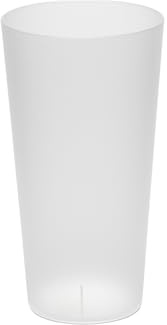 Uhangya - Lot de 20 Gobelets Givrés en Plastique de 40cl, Lavables et réutilisable - ECOCUP - Parfait pour des Événements Festifs tels que Soirées, Anniversaires, Mariages (20)