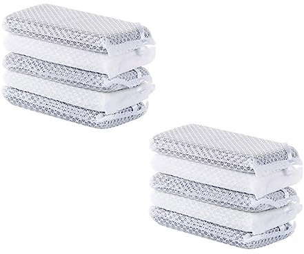 FRCOLOR 10 Piezas Esponja De Limpieza para Cocina Estropajos Reutilizables De Cocina Esponja Lavavajillas Absorbente De Agua Práctica para Lavar Platos y Utensilios