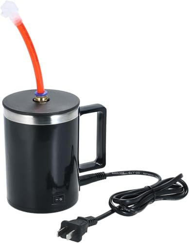 pistro Kit de herramientas de reparación de pulido de faros de coche, taza de atomización de calefacción con boquilla antigoteo, pulido eléctrico de faros delanteros, reparación rápida de arañazos y