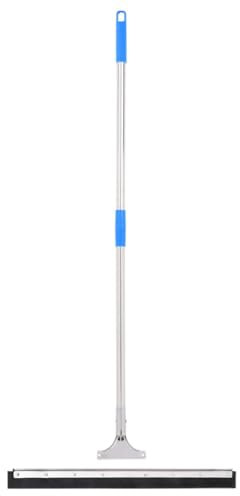 Brokky Floor Squeegee 60.5x119.5 cm Steel and Rubber-Floor Squeegee with Squeegee Long Handle, Floor Wiper, Outdoor/Indoor Wet Room Floor Squeegee Heavy Duty, Ideal Squeegee Mop for Home
