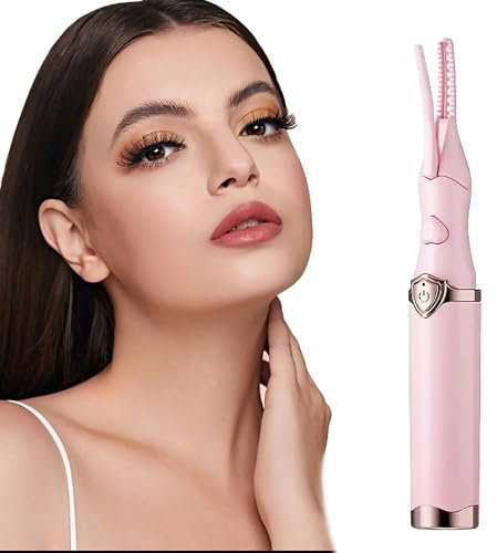 Wimpernzange Beheizbar,Elektrische Wimpernzange,Heated Eyelash Curler mit Intelligentem Temp,Wimpern Curler Elektrisch Effektiv für Falsche Wimpern,Wimpern-Föhnen & Grande Lash-Look