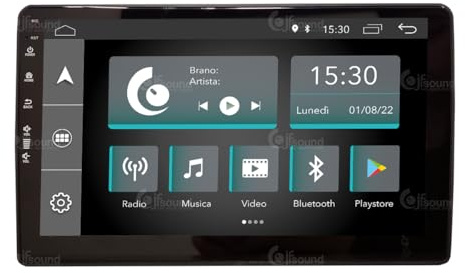 JF Sound - Autoradio Custom Fit X7C - Per Ford Transit (dal 2018) - Android Octa-Core - 2GB RAM - 32GB ROM - GPS - WiFi - CarPlay/Android Auto via cavo - Touchscreen 7 - DAB+ - Comandi Vocali