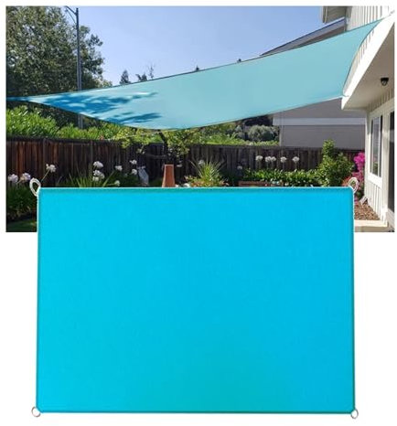 GOCHUSX Sonnensegel Für Draußen, UV-Sonnensegel Mit Montagesatz, Sonnensegel Mit Seilsystem Für Garten, Terrasse, Balkon, Pergola Und Garten(1.5x1.5cm)