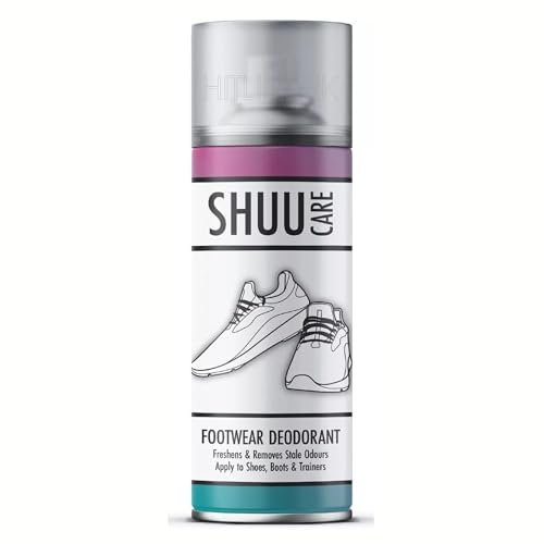 Shoe & Boot Deodorant Spray – 250ml Foot Odor Eliminator & Freshener | Neutralizes Smell for Shoes, Boots, Sneakers, Trainers | Long-Lasting Shoe Smell Remover