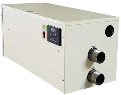 Riscaldatore for piscina da 60 kW, termostato, pompa di calore digitale elettrica for vasca idromassaggio SPA, attrezzatura for il riscaldamento del bagno Riscaldamento rapido ed efficiente(18KW)