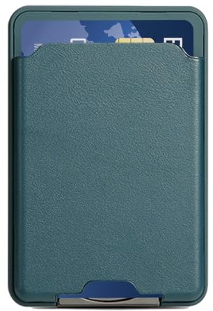 Tasca per smartphone in pelle PU - con portacarte multifunzionale Tasca porta carte per smartphone 2 in 1, leggera e con forte capacità di carico, supporto stabile per cellulare | per uso domestico