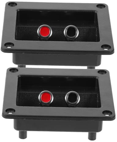 GALPADA 2 pezzi Morsettiera per Casse Acustiche Connettori Terminali per Subwoofer Morsetti per Impianti Audio da Te per Home Theater Audio da Palco