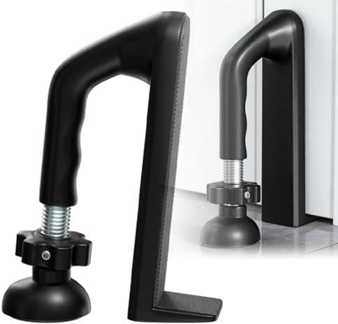 Umllpet Verrou de porte portable, protection anti-effraction, double protection réglable, dispositif de sécurité pour la protection personnelle des hôtels à domicile, sans fonction d'alarme