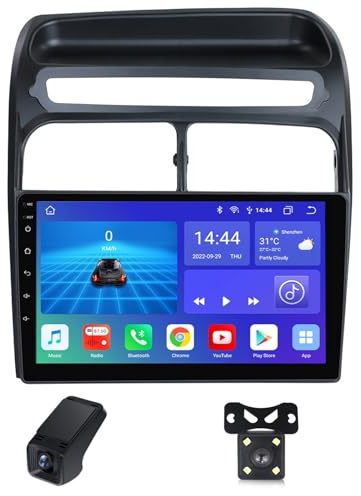 Autoradio per Fiat Grande Punto Linea 2007-2012 con Carplay/Android Auto/9 pollici Touchscreen Bluetooth/FM/AM/Radio RDS/4GLTE 5GWIFI/Navigazione GPS/DSP/ADAS DVR/Schermo diviso e PIP(M100CP)