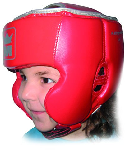 Montana Kidguard Casque Boxe et Sports de Combat pour Enfants, Rouge, Taille Unique