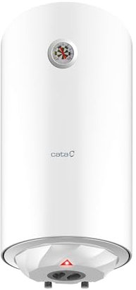 Cata Termo Eléctrico CTR-50-M Forma Redonda 50L Instalación Vertical Resistencia Sumergida Display Mecánico Modo Eco Inteligente Superaislamiento Potencia 1500W Color Blanco
